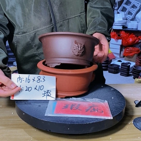 紫砂花盆紫砂花盆