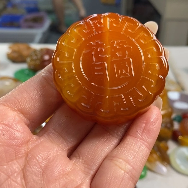 玛瑙/玉髓吊坠(不含链)未镶嵌
