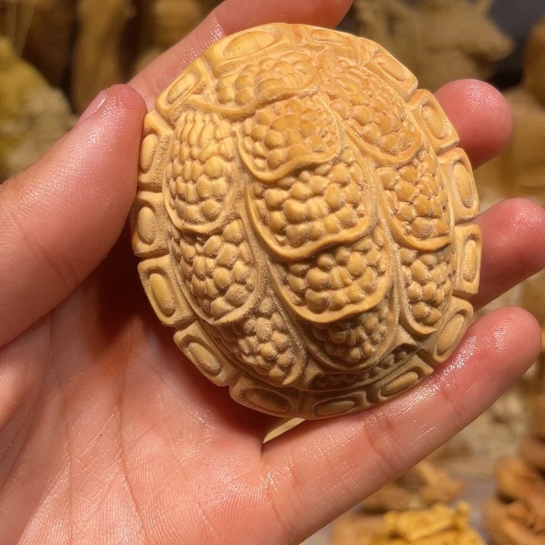 黄杨木小瑕疵大号富甲