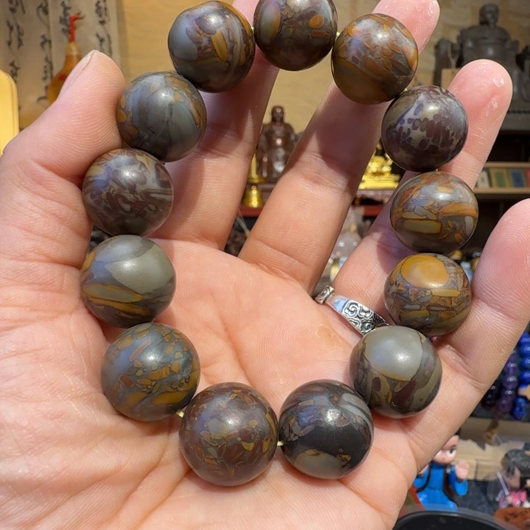 核桃其他悟**心18mm三叶虫手串