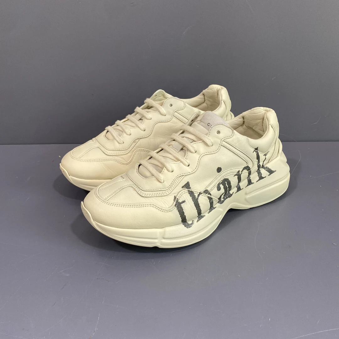 95新 GUCCI/古驰 41码 古驰gucci 老爹鞋 thaink休闲鞋成色还可以