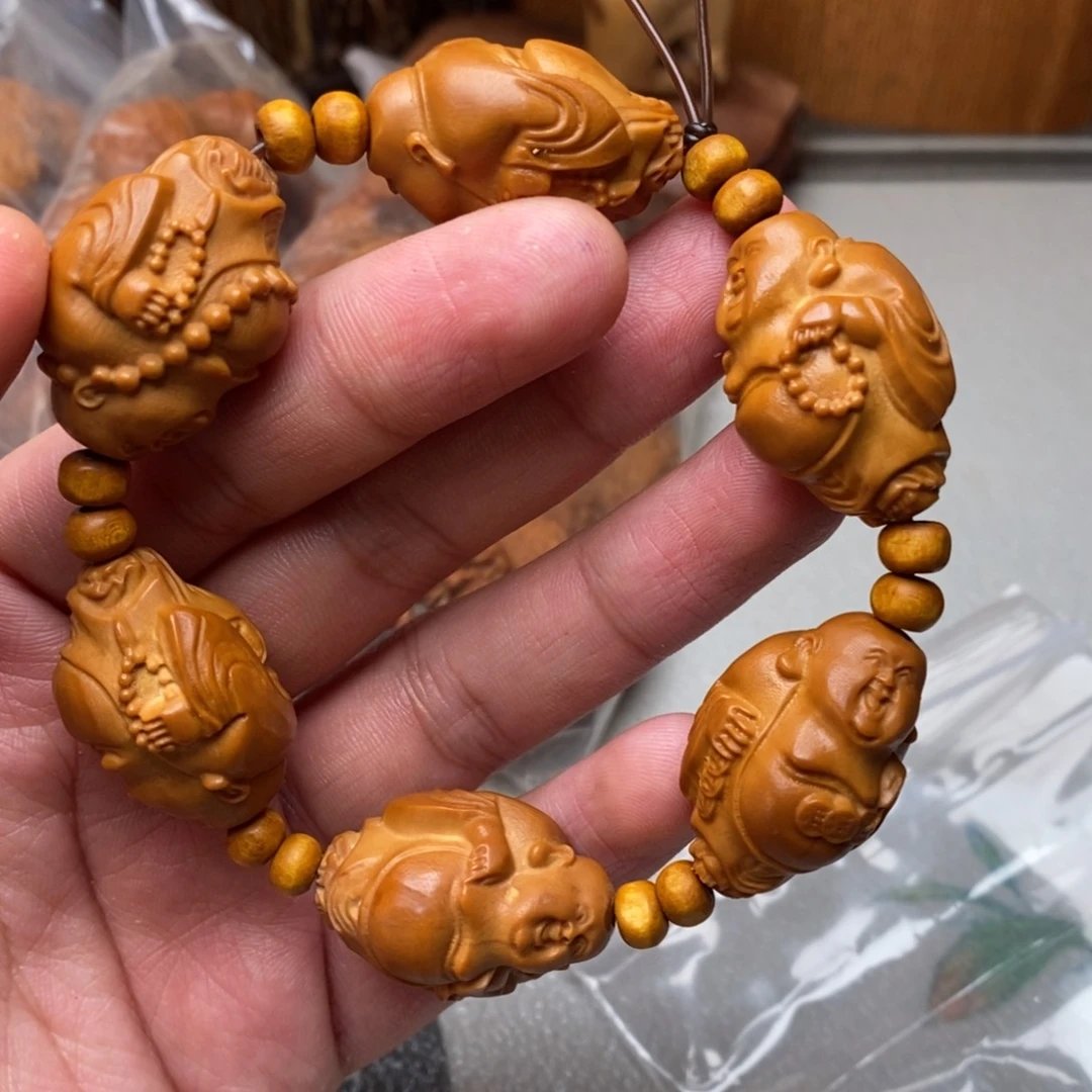 橄榄核手串/手链橄榄核雕刻工艺品宇