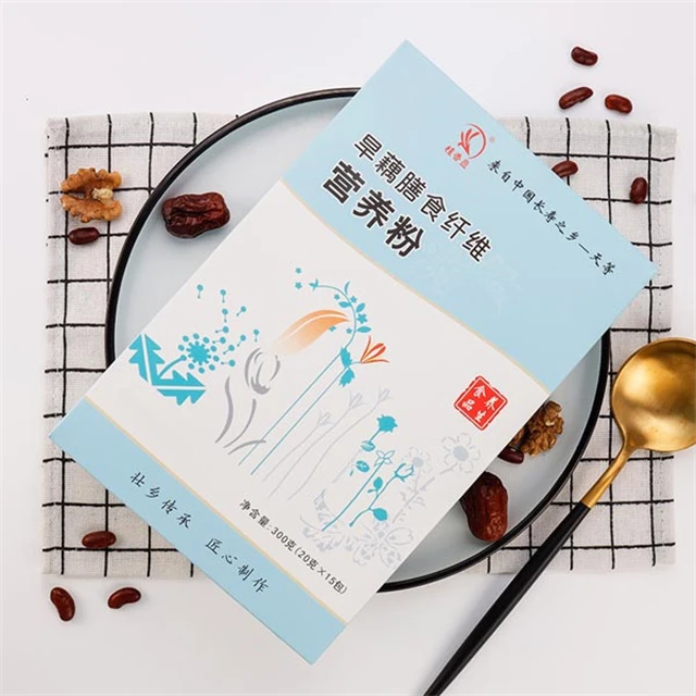 广西桂香盈旱藕粉膳食纤维300g一盒