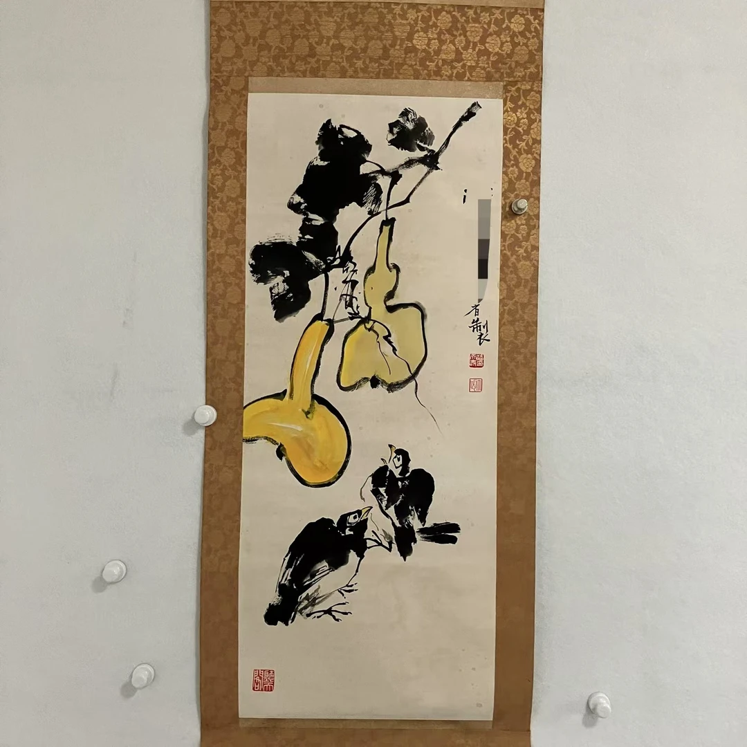 549 花卉立轴  98×39cm