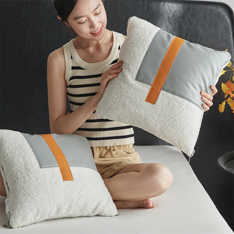 抱枕被子两用2025新款多功能办公室午睡空调毯子二合一车载枕头被