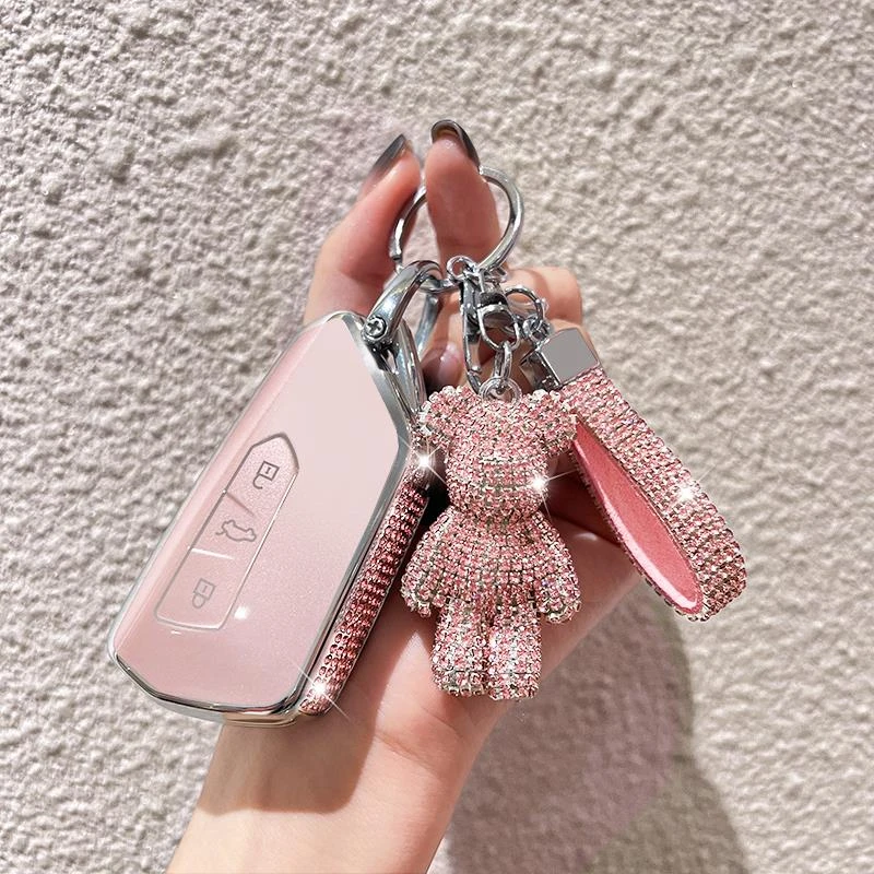 大众帕萨特pro钥匙套迈腾b9车380高尔夫8途观凌渡l扣壳2025款25女