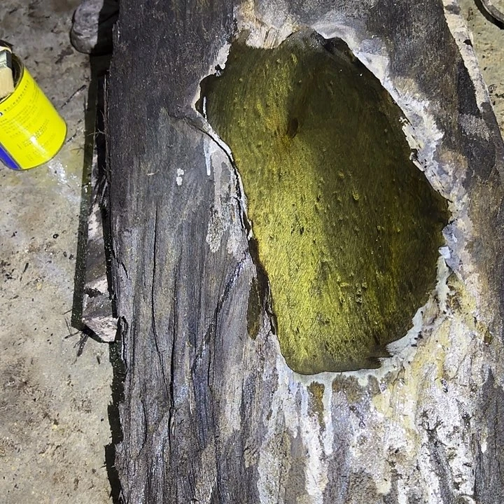 浪***漫乌木金丝楠摆件毛料