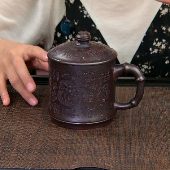 茶杯紫砂高货放漏
