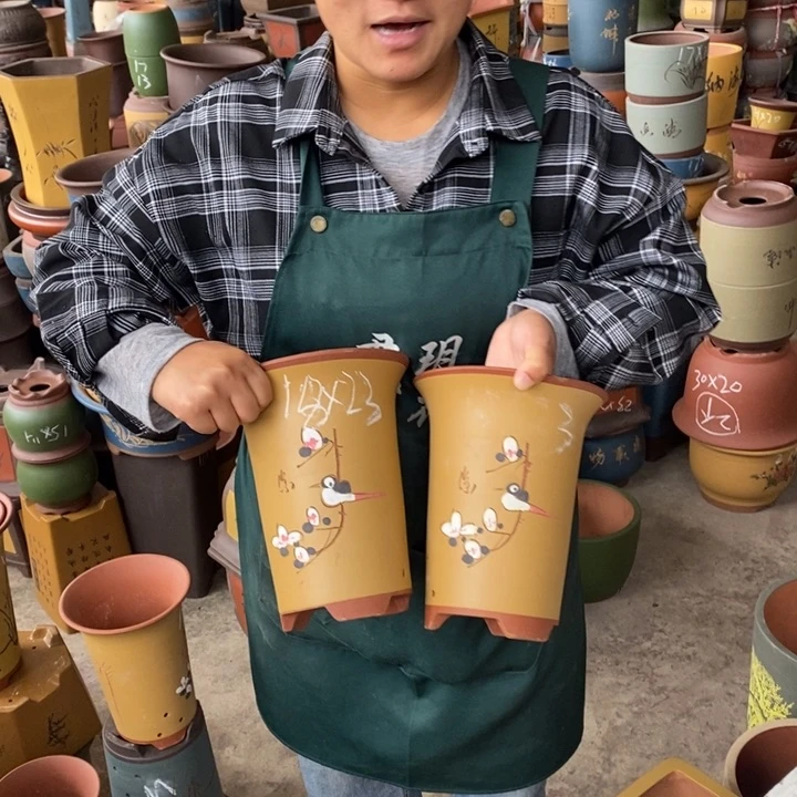 紫砂花盆紫砂花盆盆栽花卉苗木种植