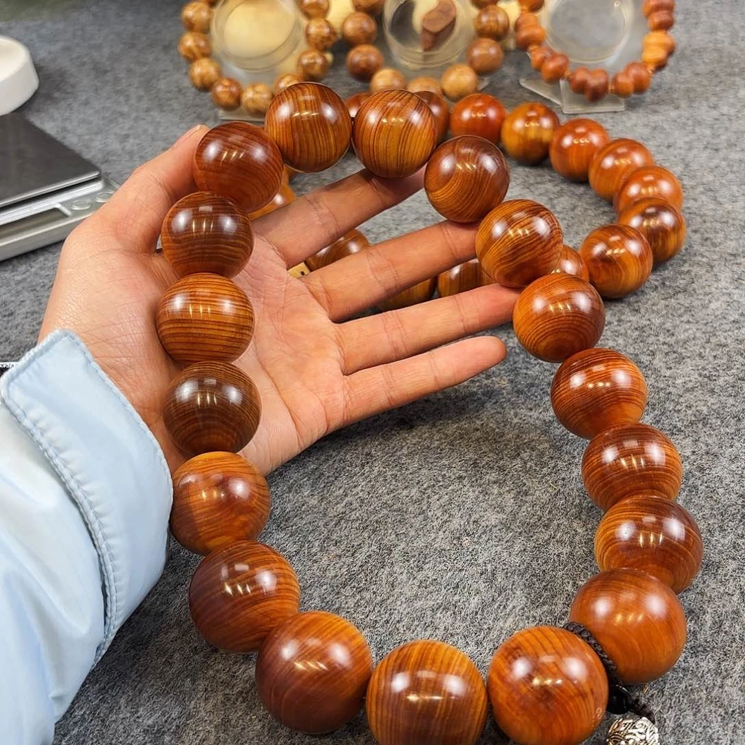 崖柏太行崖柏红骨结油手串3.0超级香爆香半斤重