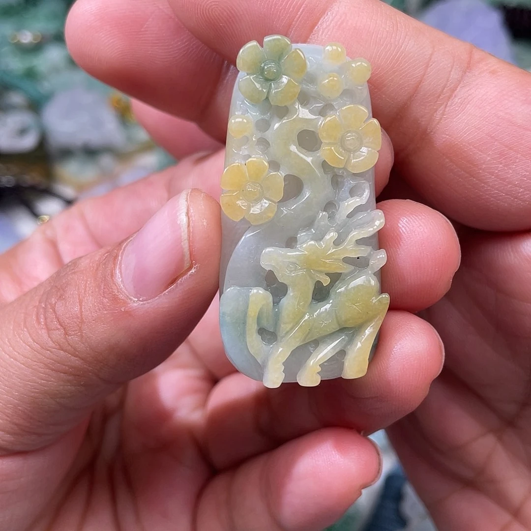 颈饰未镶嵌翡翠翡玉缘翡翠