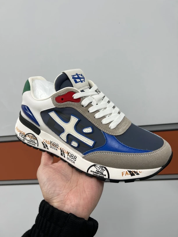 2025春夏新款男士贴皮刺绣拼色休闲鞋103-3