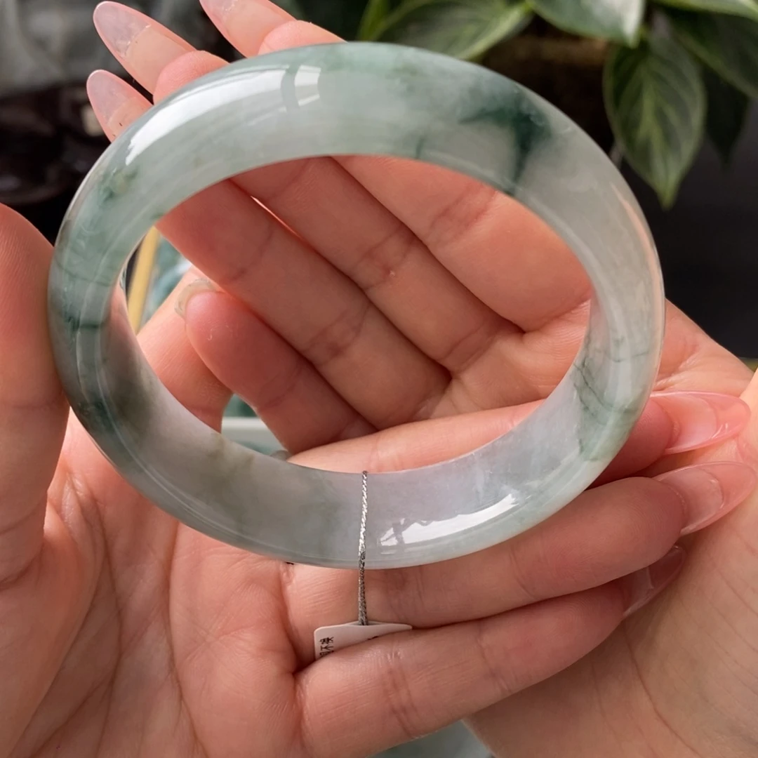 翡翠未镶嵌手镯天然