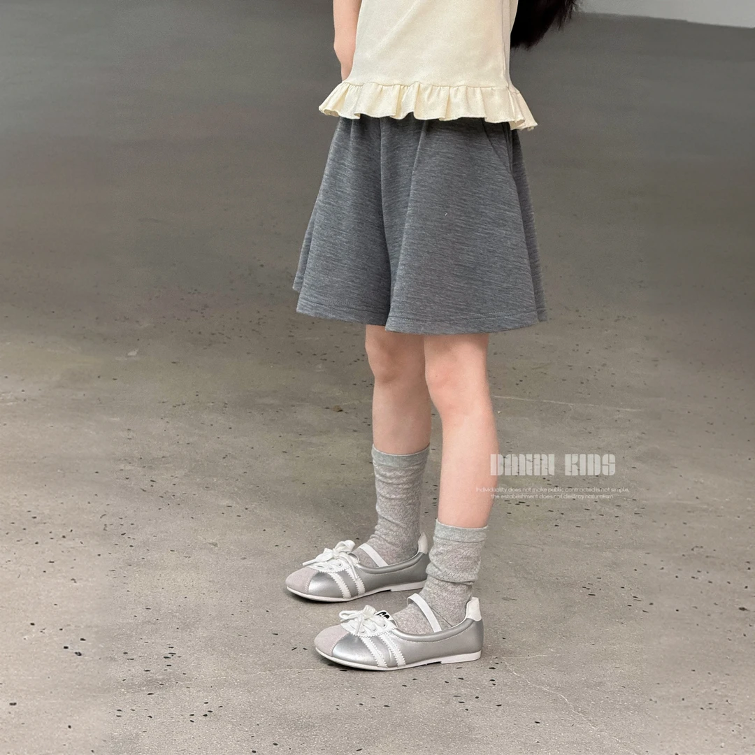 【嗒囜】高克重米尼奥代尔~柔软舒适 女童裤子夏装宽松阔腿休闲短裤