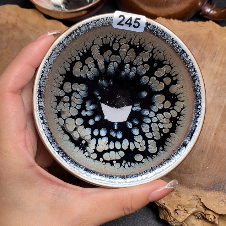 茶盏建窑建盏主人杯245微瑕