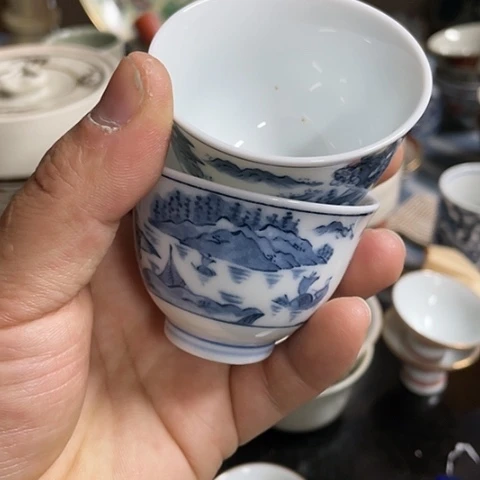 【闪购商品】碟中古瓷器默认瑕疵有窑点