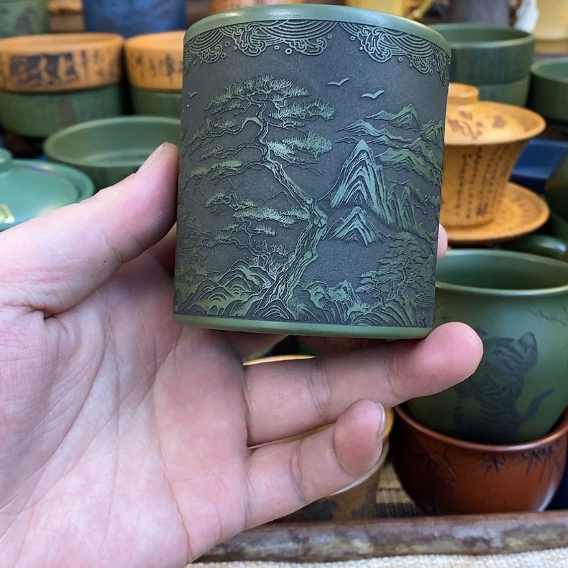 【闪购商品】紫砂杯子宜兴全手工紫砂杯