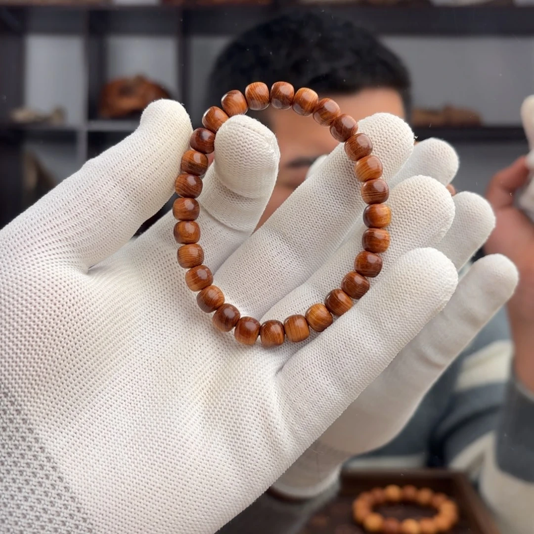 柏木（崖柏）手串/手链7.8单圈干黑油药香