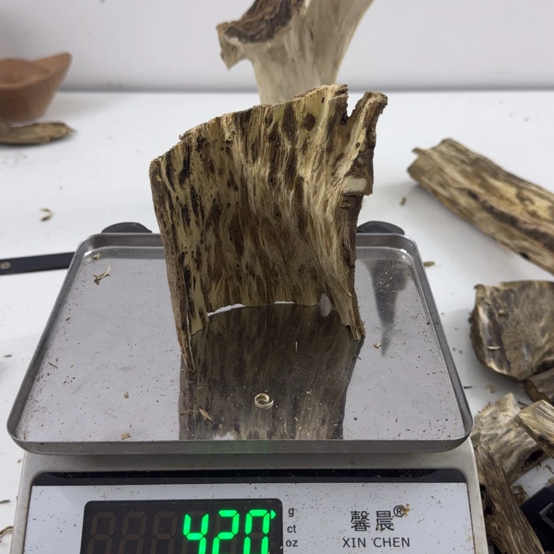沉香沉香碎屑绿绮楠存在42克