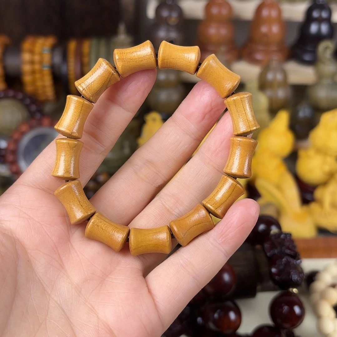 桃木手串竹节1.5