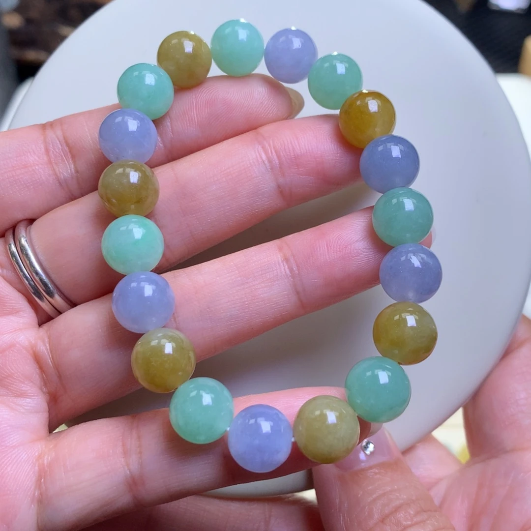 未镶嵌手链翡翠翡翠手串卡10