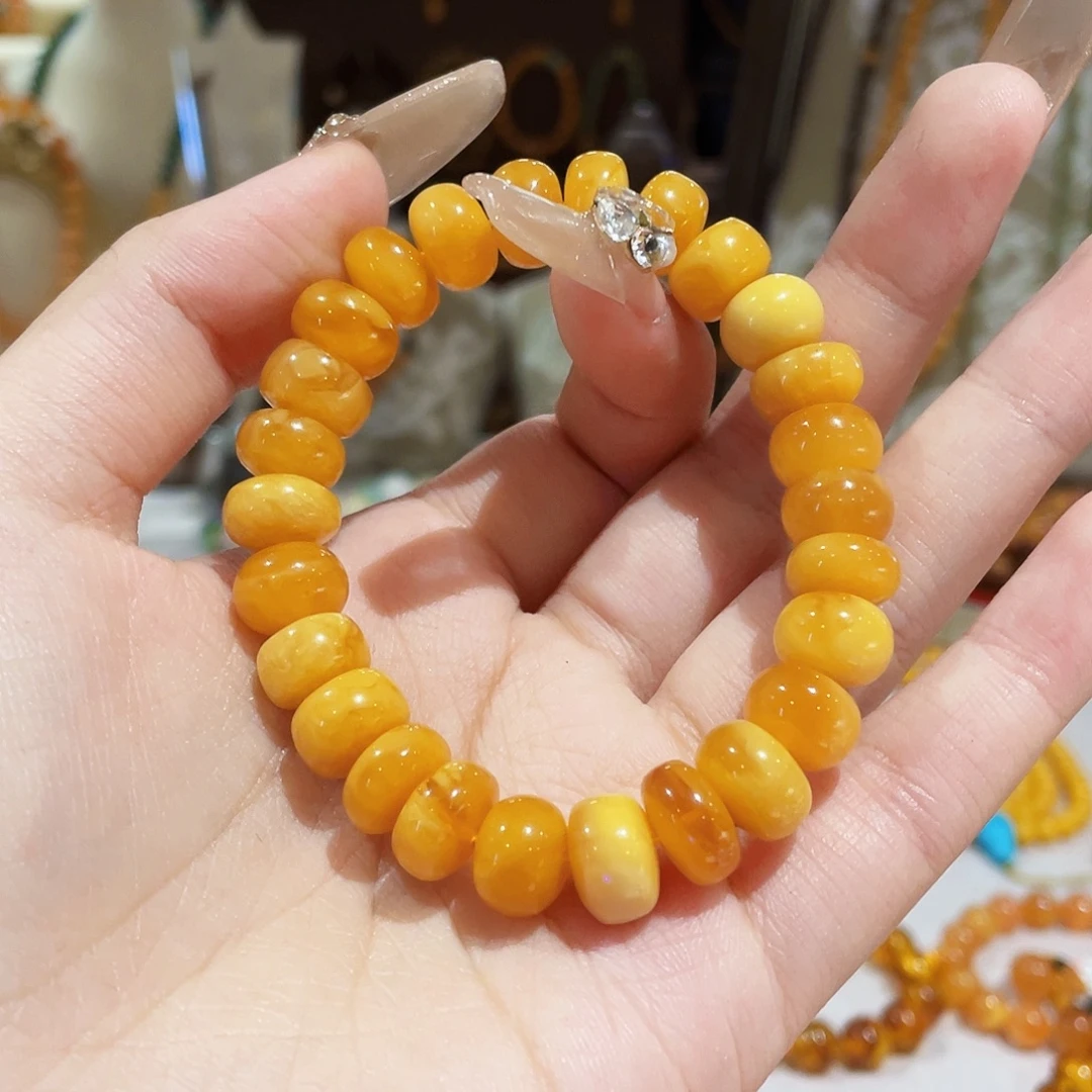 蜜蜡未镶嵌手串手串