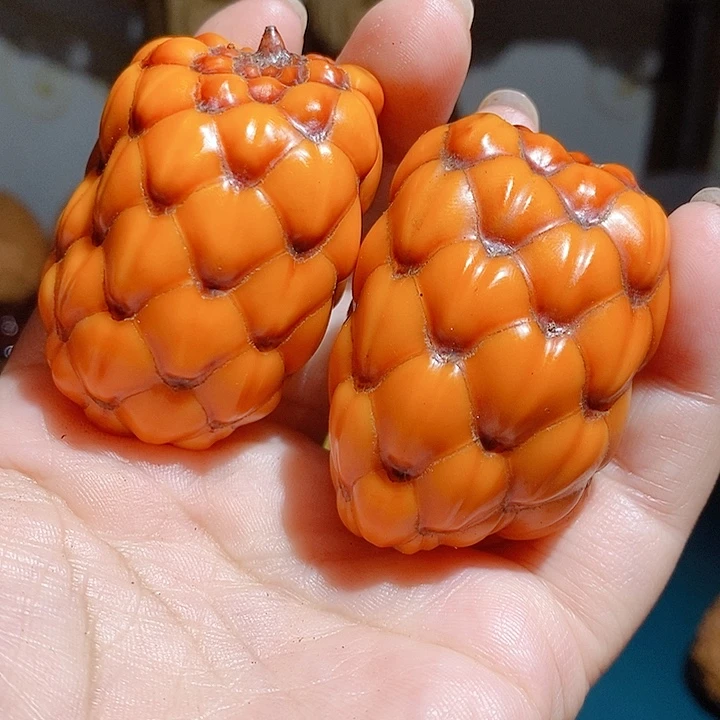 野生千叶菩提手把件