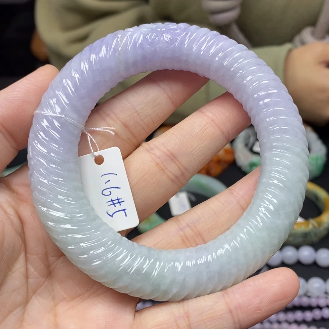 翡翠颈饰未镶嵌57.6圈口50号