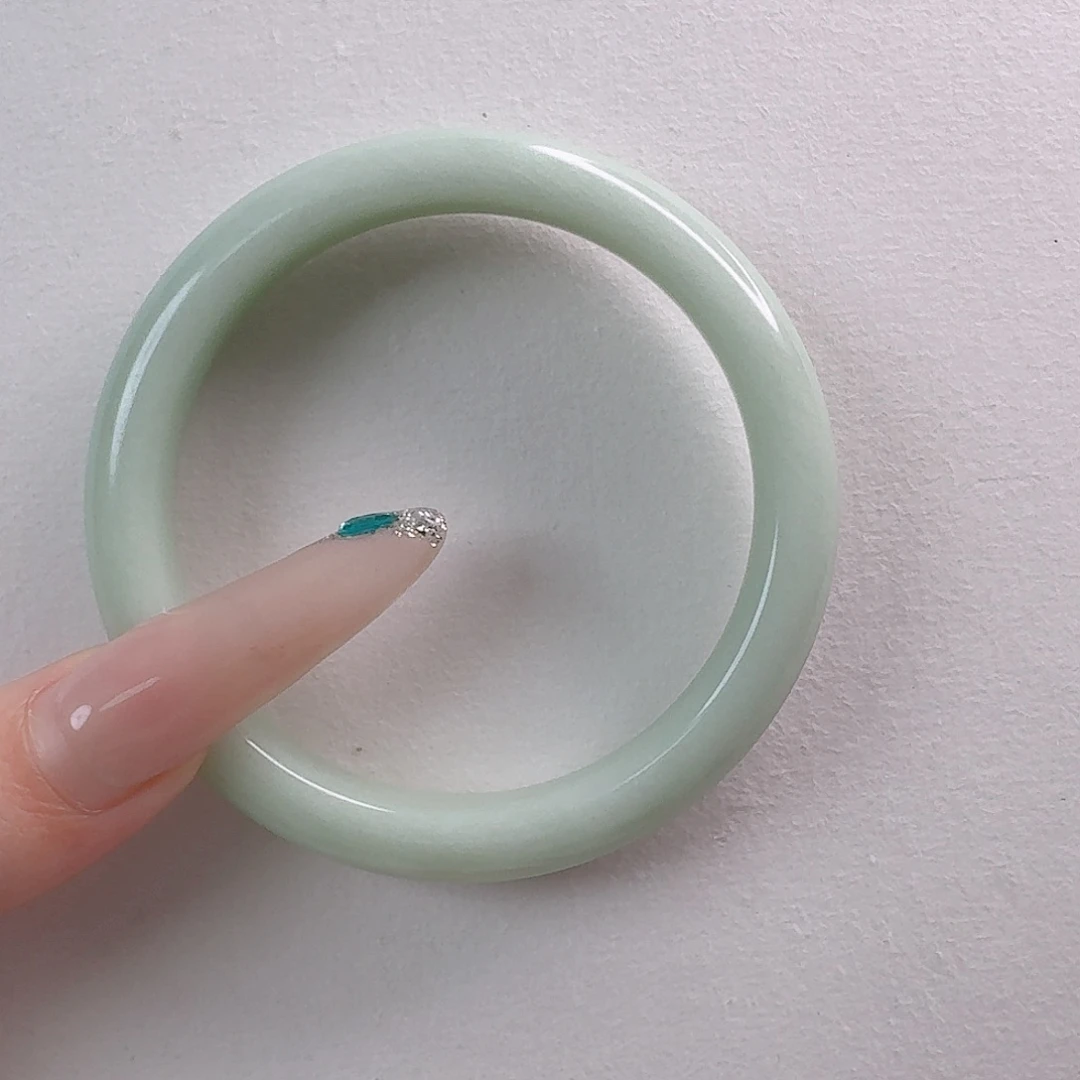 蓝田玉（蛇纹石化大理石玉）手镯未镶嵌王*