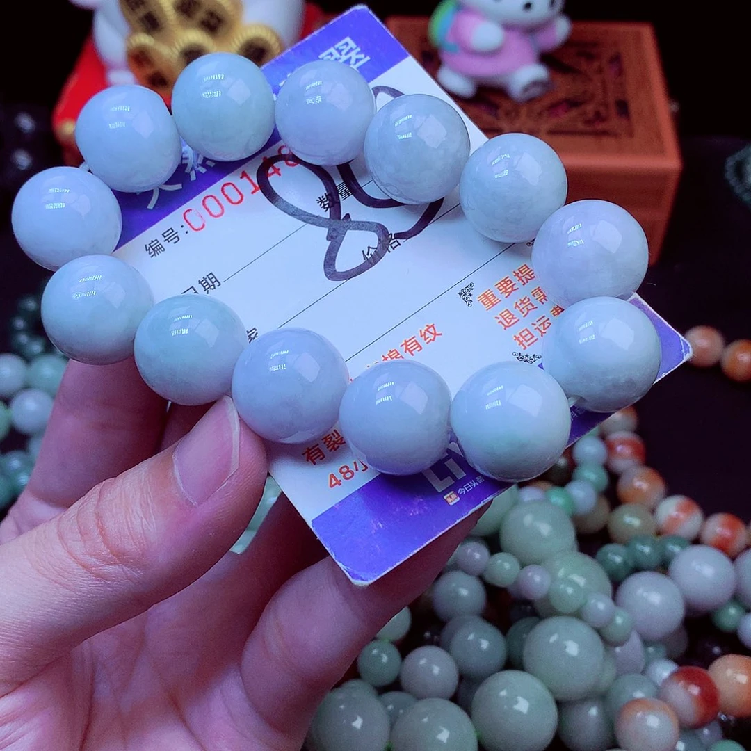 翡翠未镶嵌毛衣链