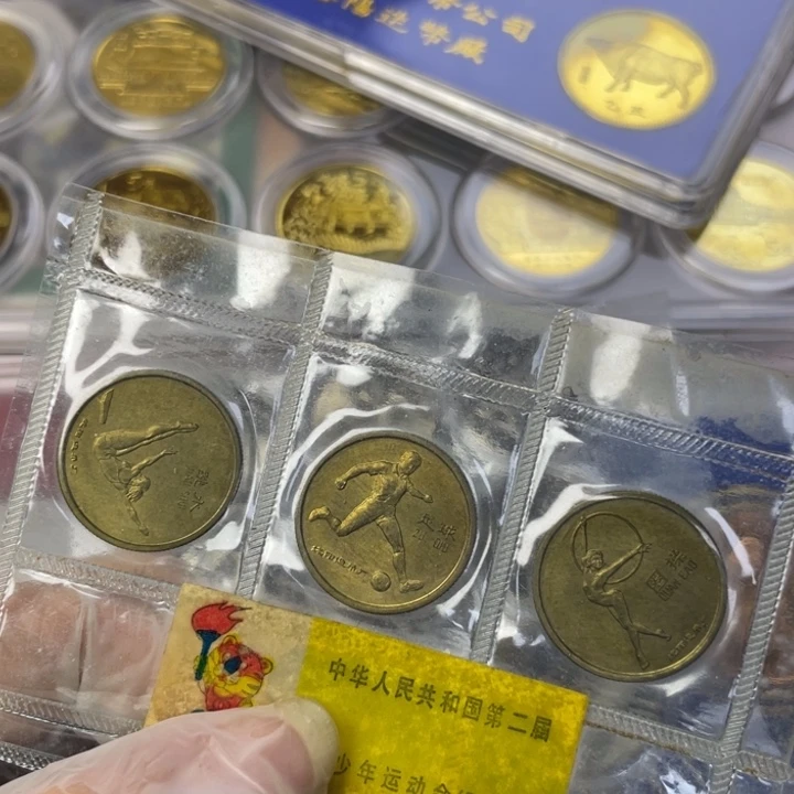 其他普通金属二青会纪念章一套