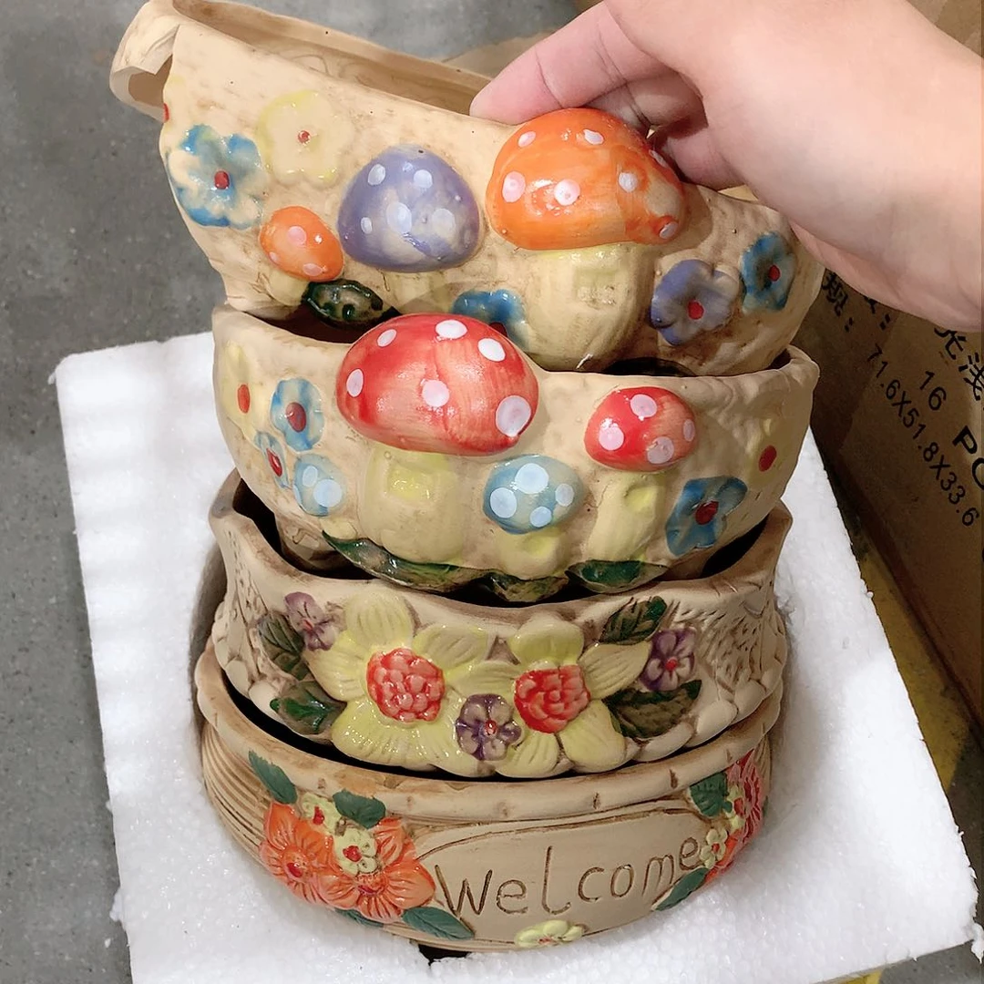 陶瓷陶瓷多肉花盆特价