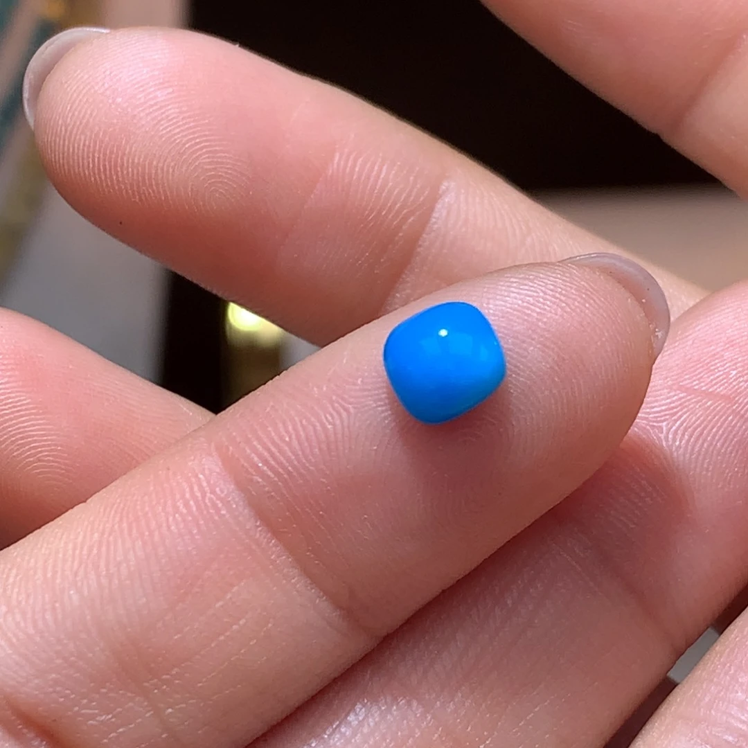 绿松石珠宝奇石未镶嵌微**儿