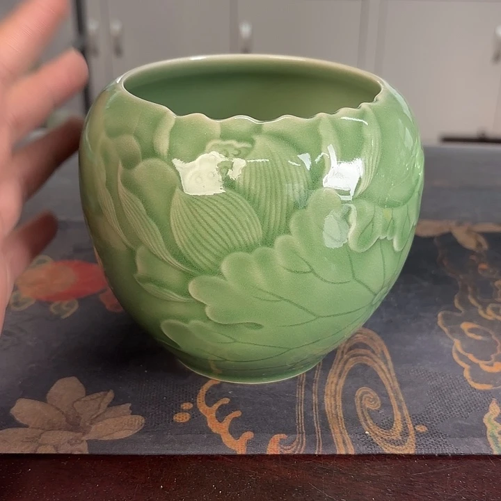 龙泉云间青瓷小米茶器