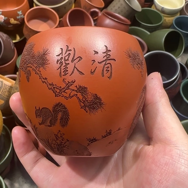 茶杯紫砂全手工紫砂