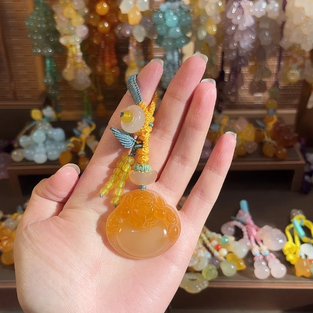 玛瑙/玉髓未镶嵌车挂