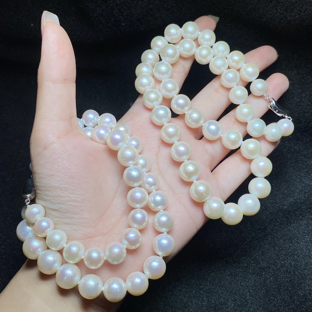 【小北珠宝】淡水珍珠项链尺寸约9-11mm【多样性发一件】30-AH74X487