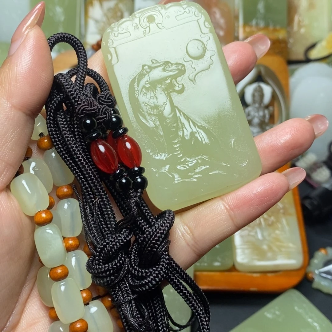 盆景石方解石生肖虎