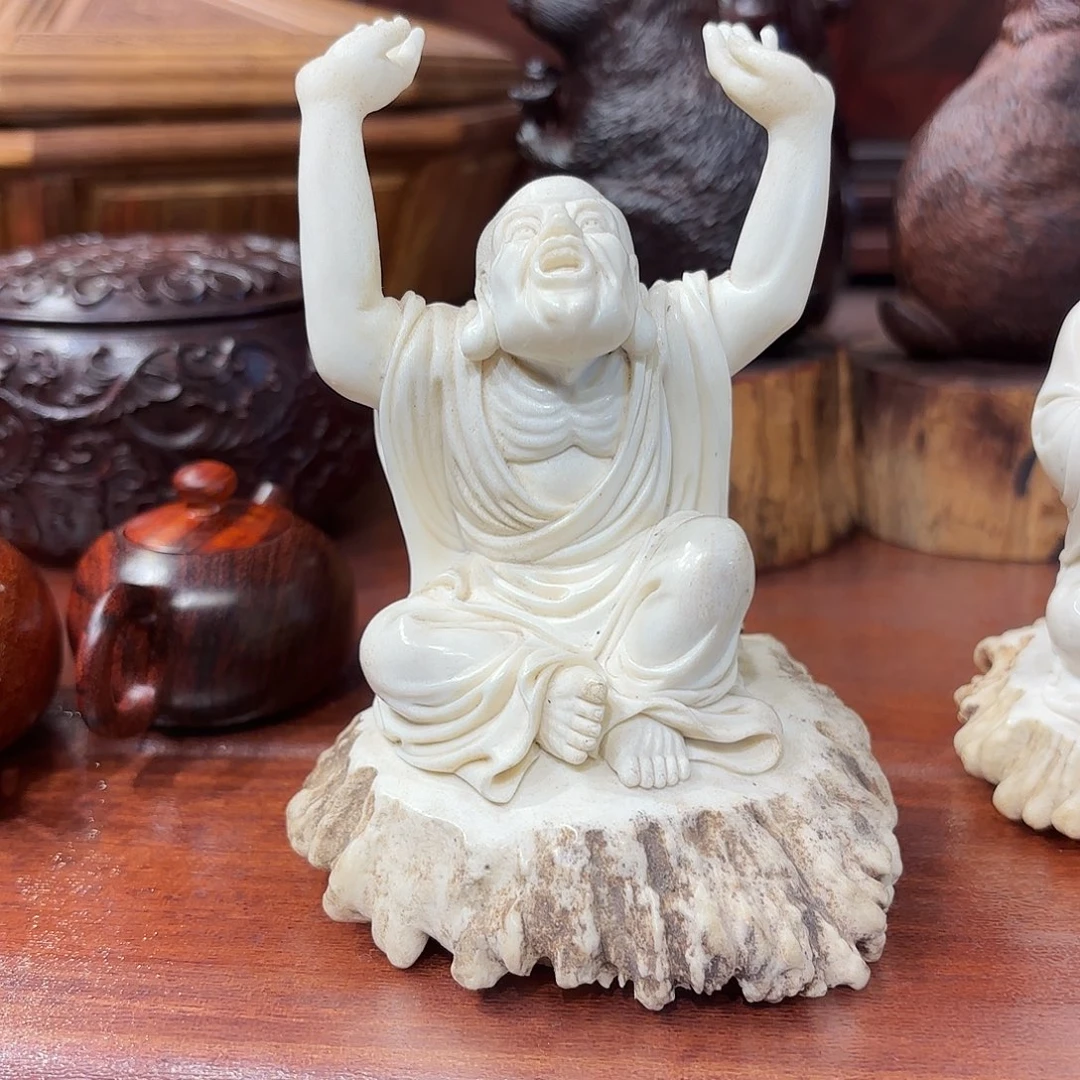 木勤*罗汉摆件纯手工
