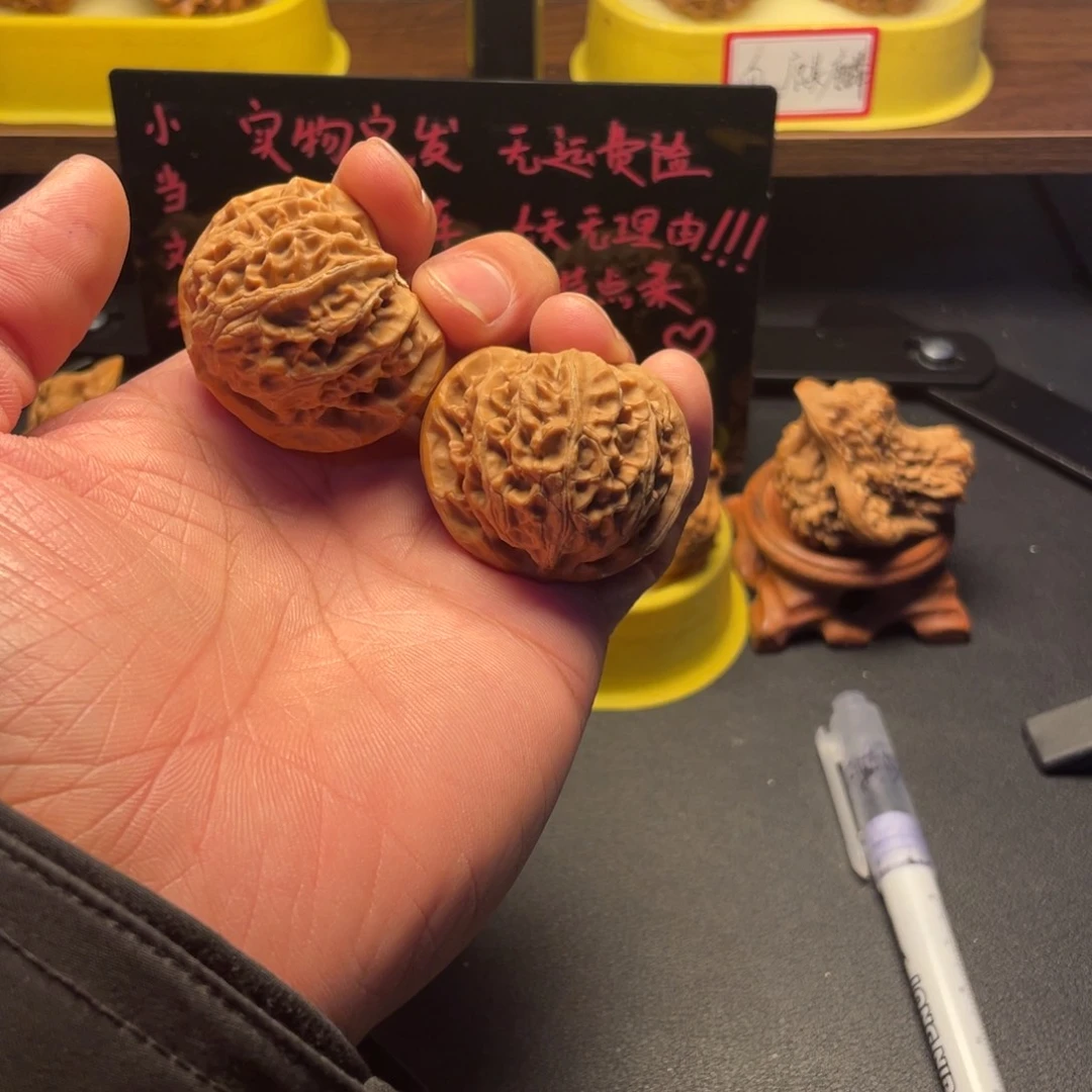 把件文玩核桃宫灯40微修