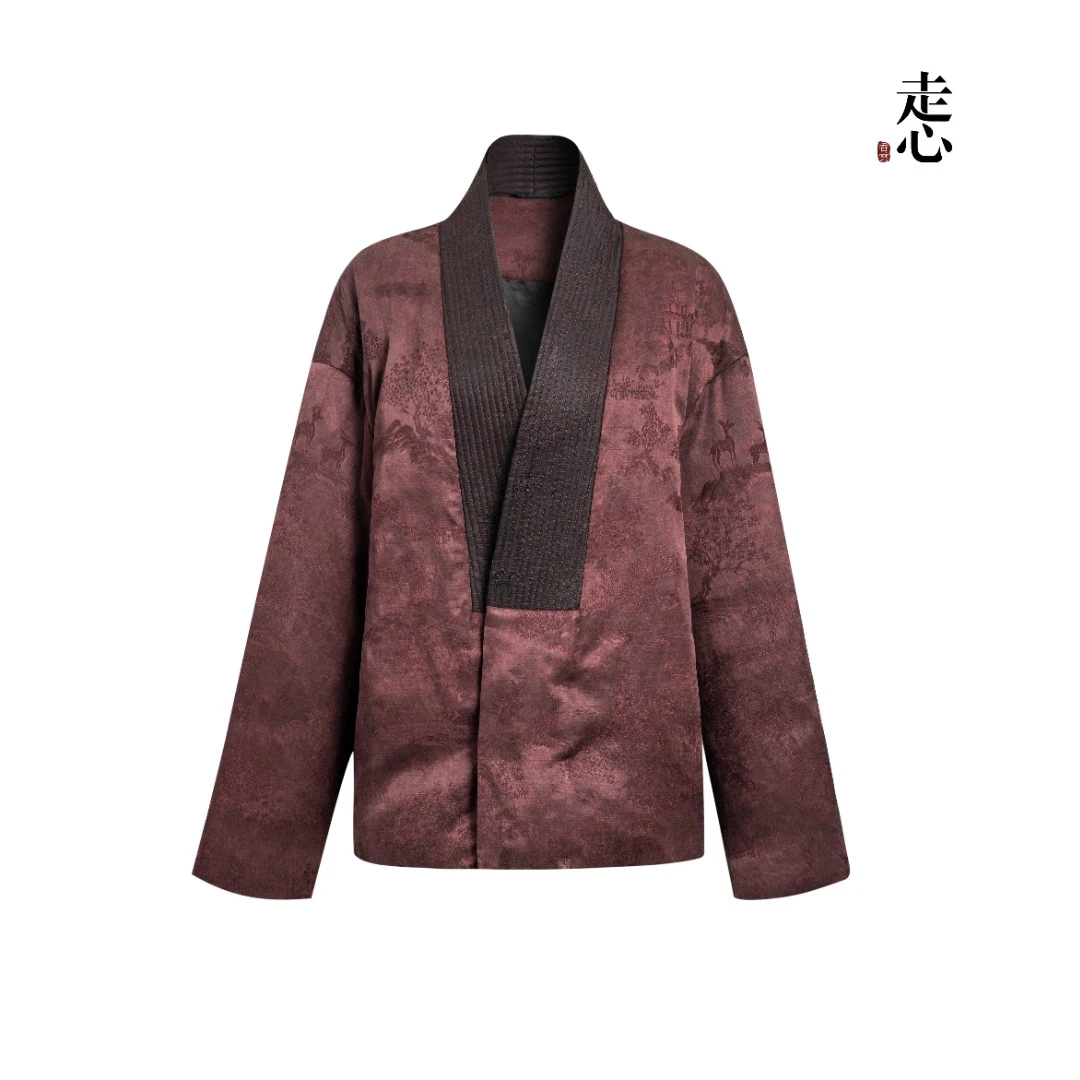 【香云走心】檀紫孔雀蓝复古绿 羽绒服25Z26410449