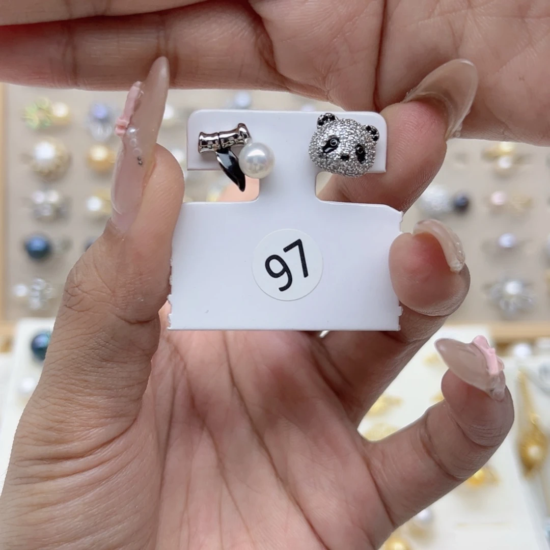 可***某戒指合金淡水珍珠