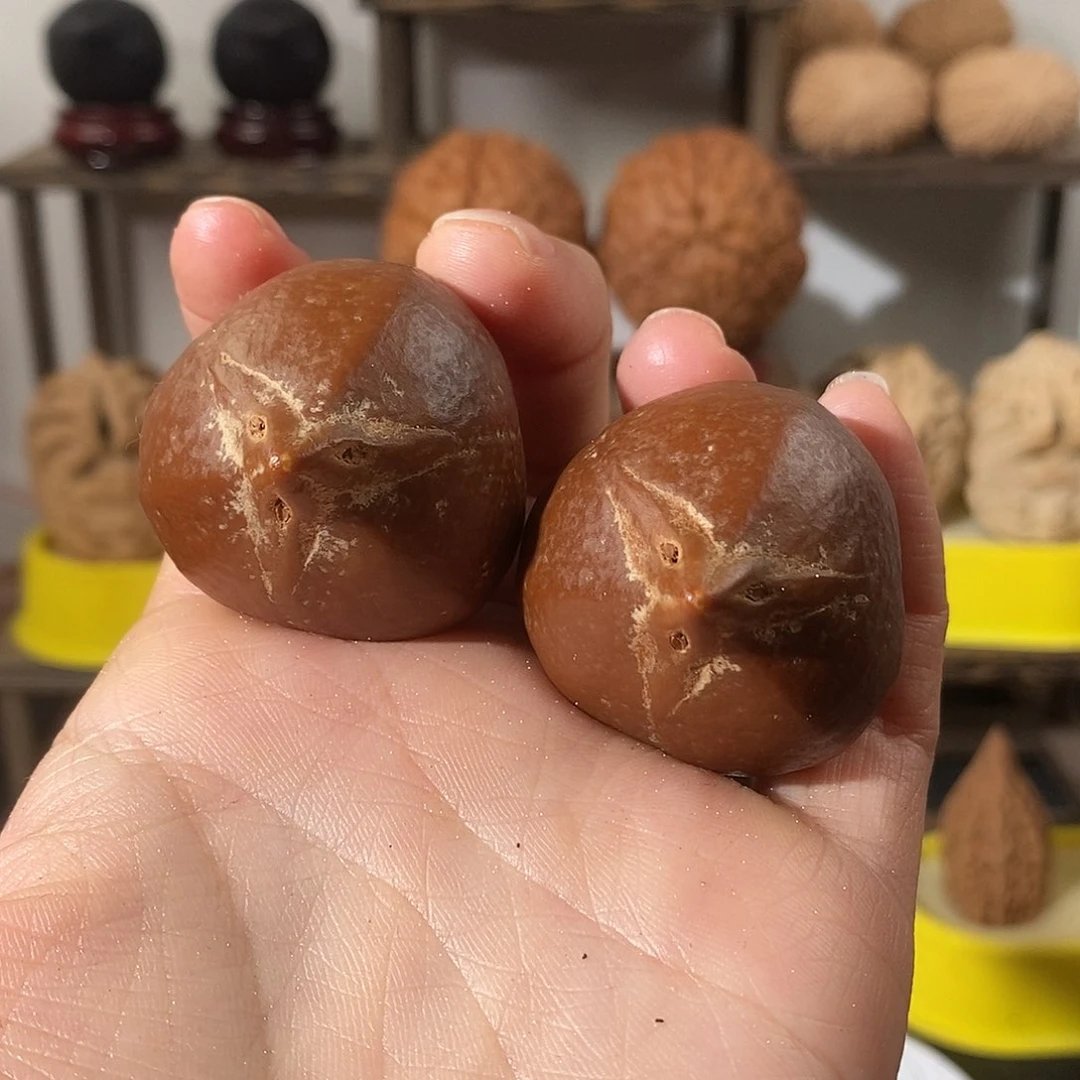 吊坠文玩核桃红橄榄37