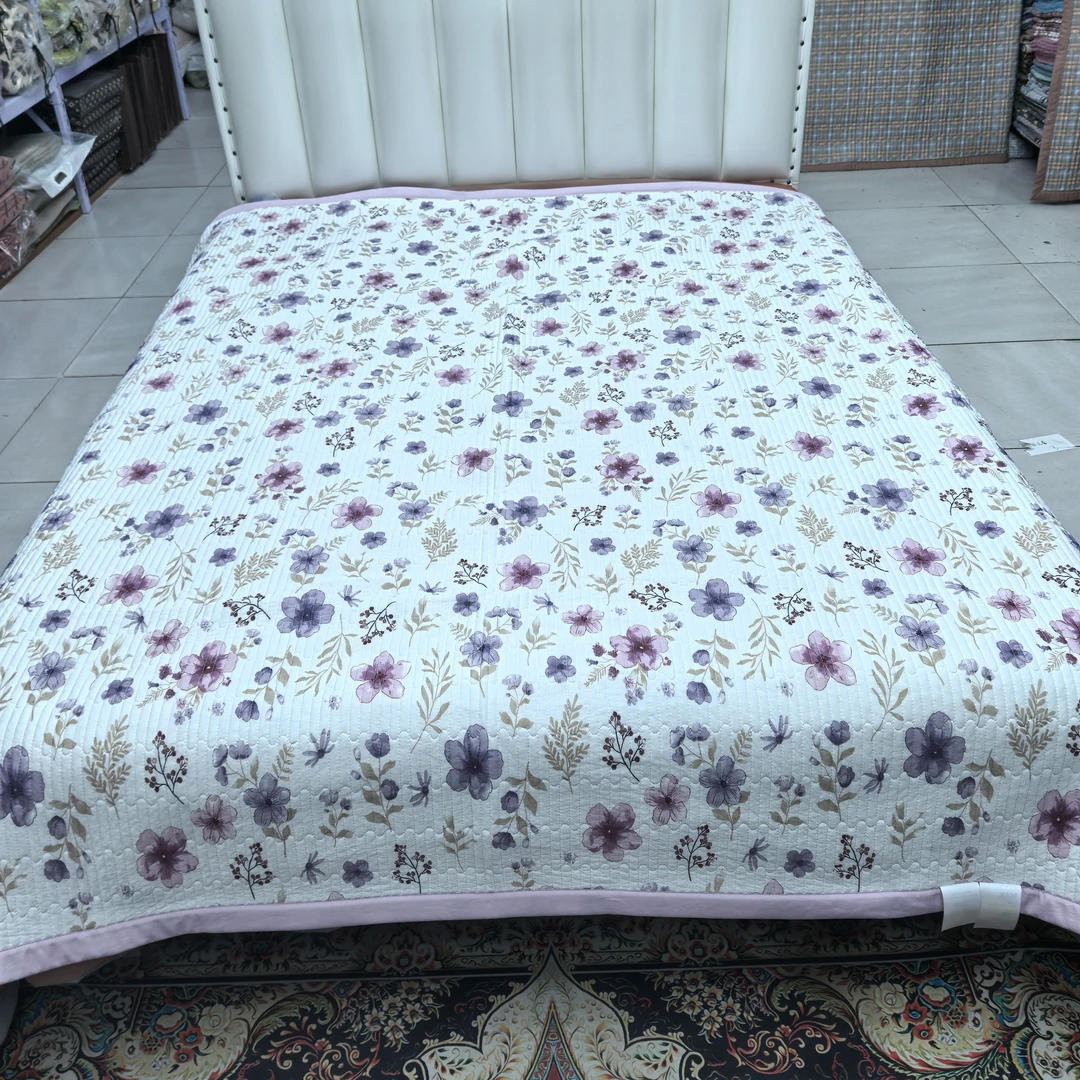 凉感丝凉席《紫色锦绣》2米✕2.3米