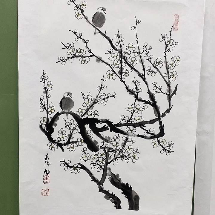 竖款精品国画作品展