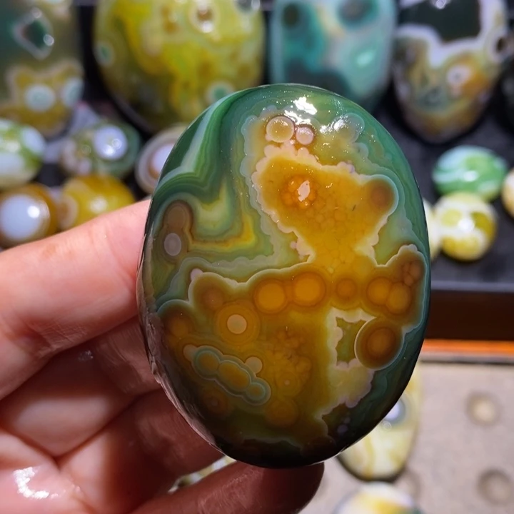 未镶嵌玛瑙/玉髓珠宝半成品