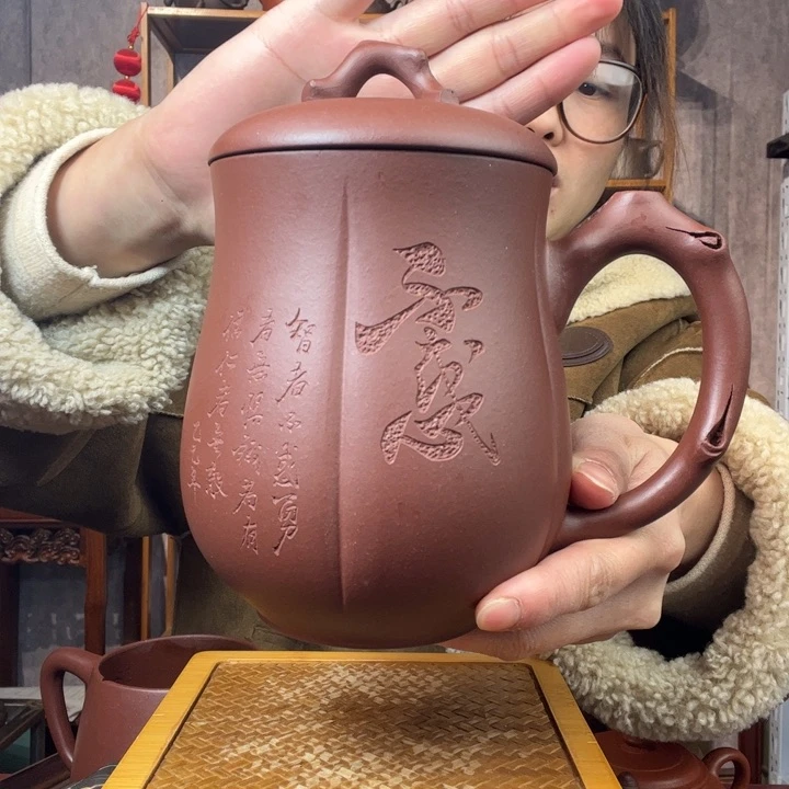 茶杯紫砂1**3原矿紫砂杯