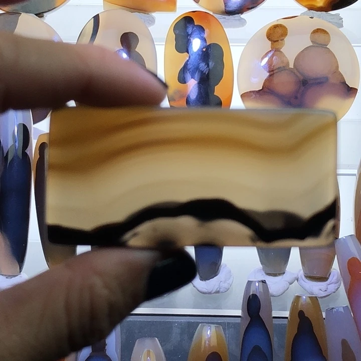 查罗石银S925镀金镶嵌珠宝半成品211