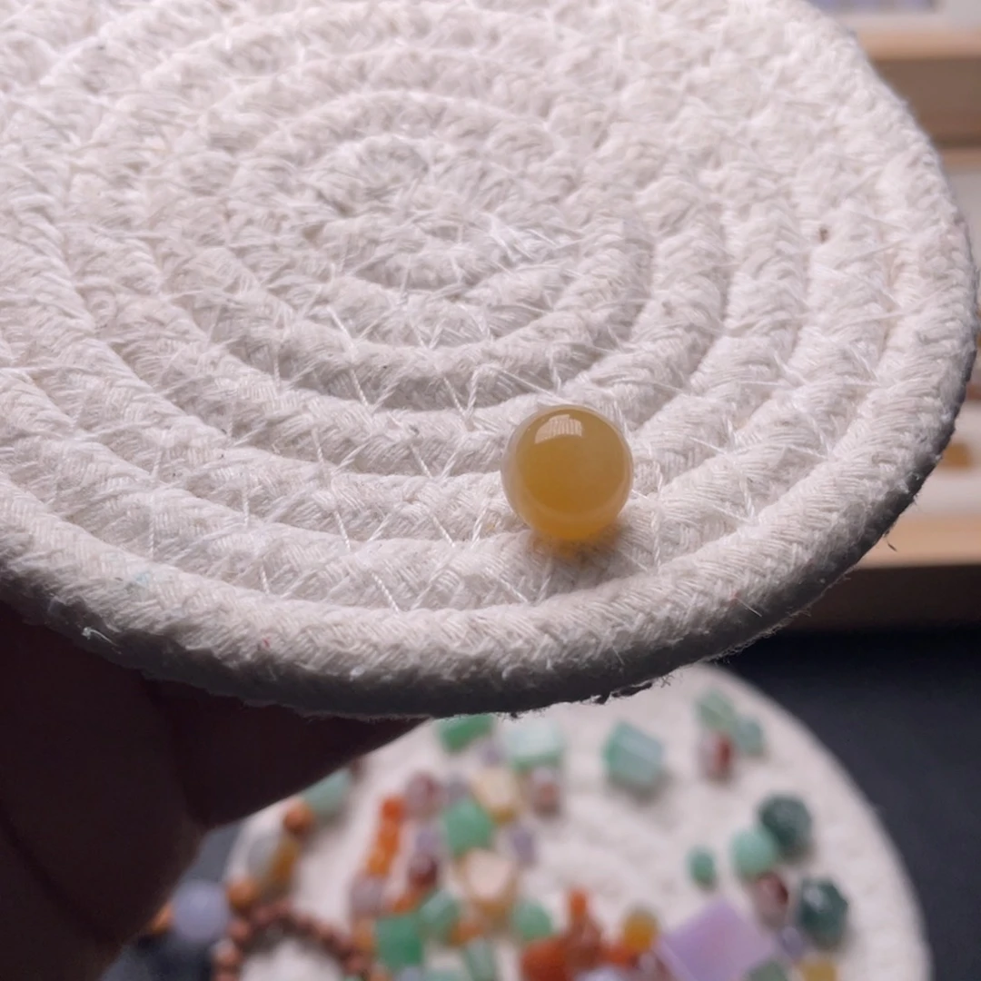 未镶嵌手链翡翠卡9,9黄珠