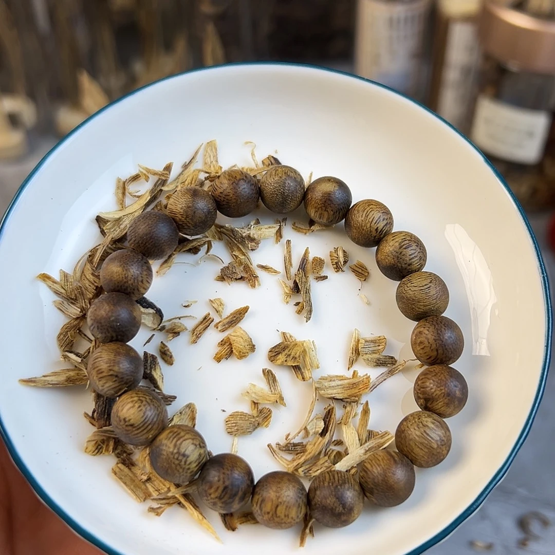 沉香枕沉香奇楠沉香手串1.0单圈原料